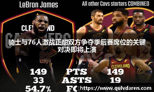 金年会骑士与76人激战正酣双方争夺季后赛席位的关键对决即将上演